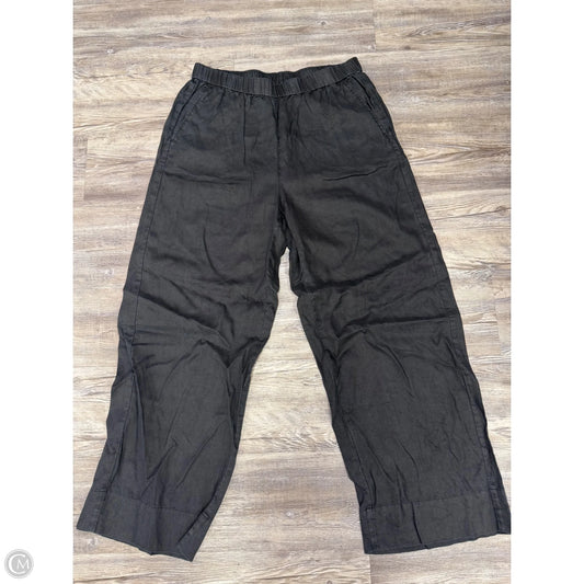 Pants Linen By Eileen Fisher In Black, Size: M