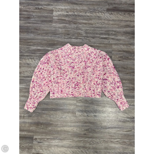 Sweater By Loveshackfancy In Pink & Purple, Size: S