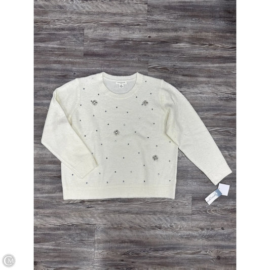 Sweater By Skyes The Limit In Cream, Size: 2x