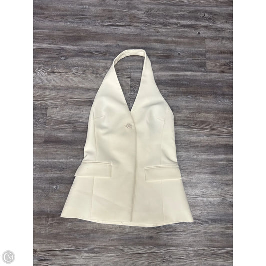 Top Sleeveless By Mng In Cream, Size: S