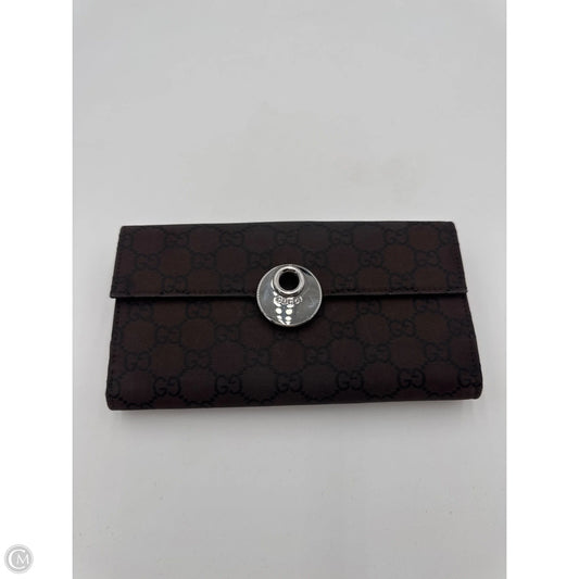 Wallet Luxury Designer By Gucci, Size: Large