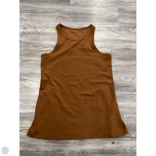 Athletic Tank Top By Lululemon In Brown, Size: M