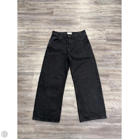 Jeans Straight By We The Free In Black Denim, Size: 2