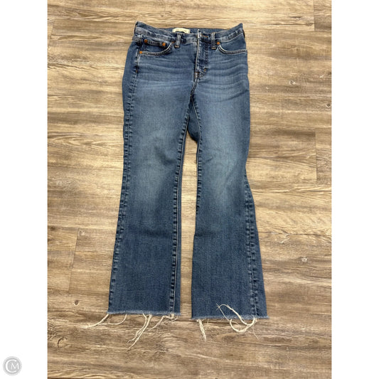 Jeans Straight By Madewell In Blue Denim, Size: 2