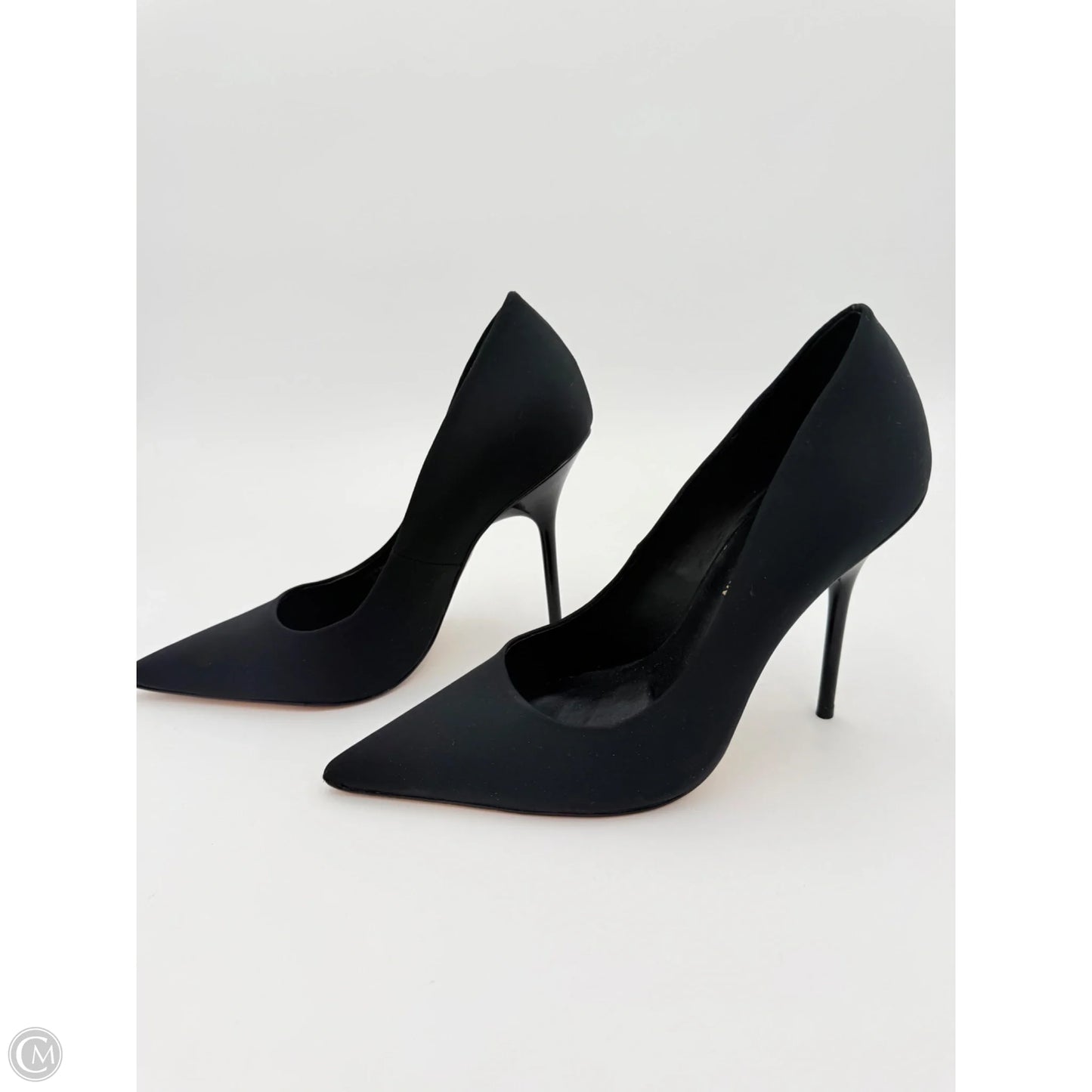 Sandals Heels Stiletto By Good American In Black, Size: 8.5