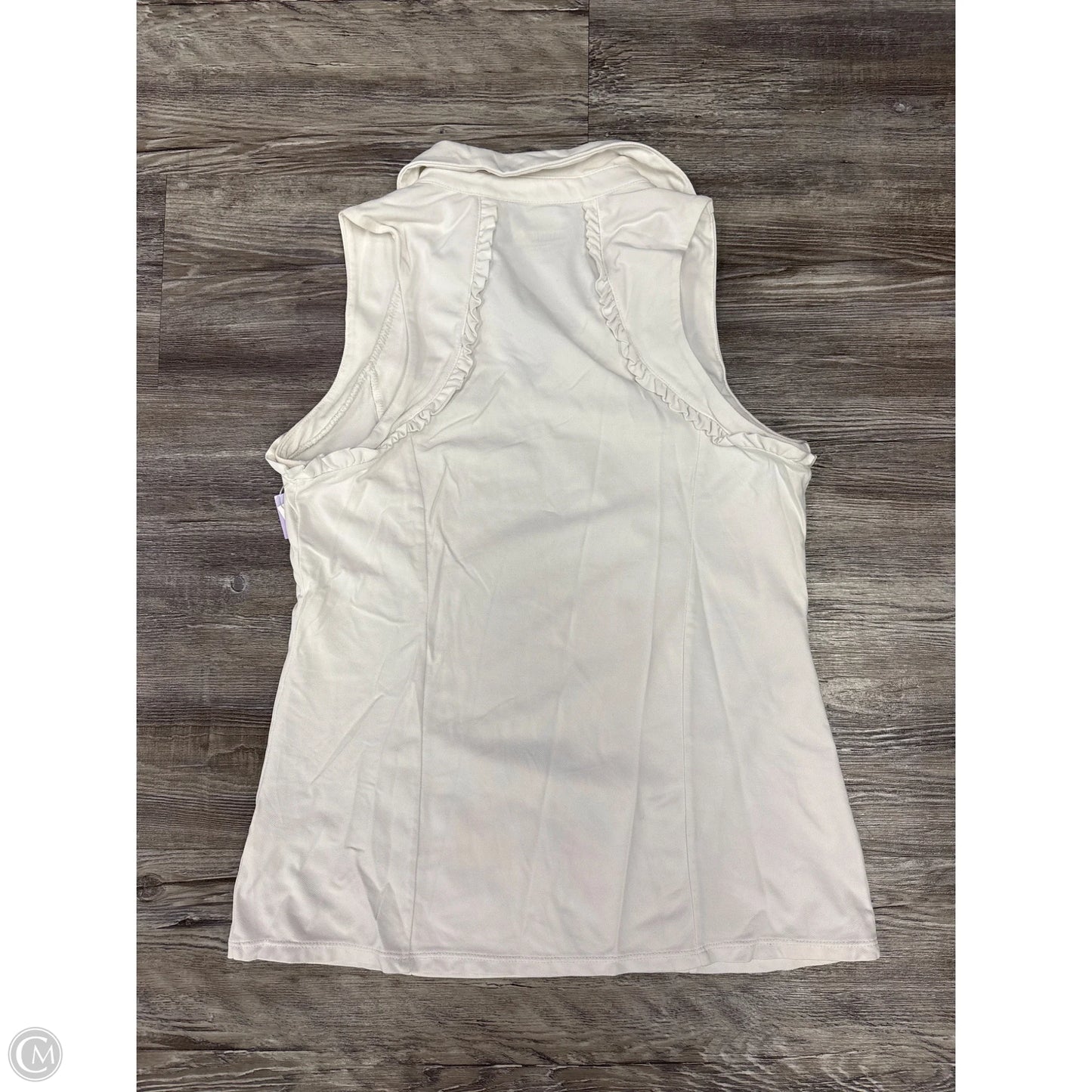 Top Sleeveless Designer By Lilly Pulitzer In White, Size: M