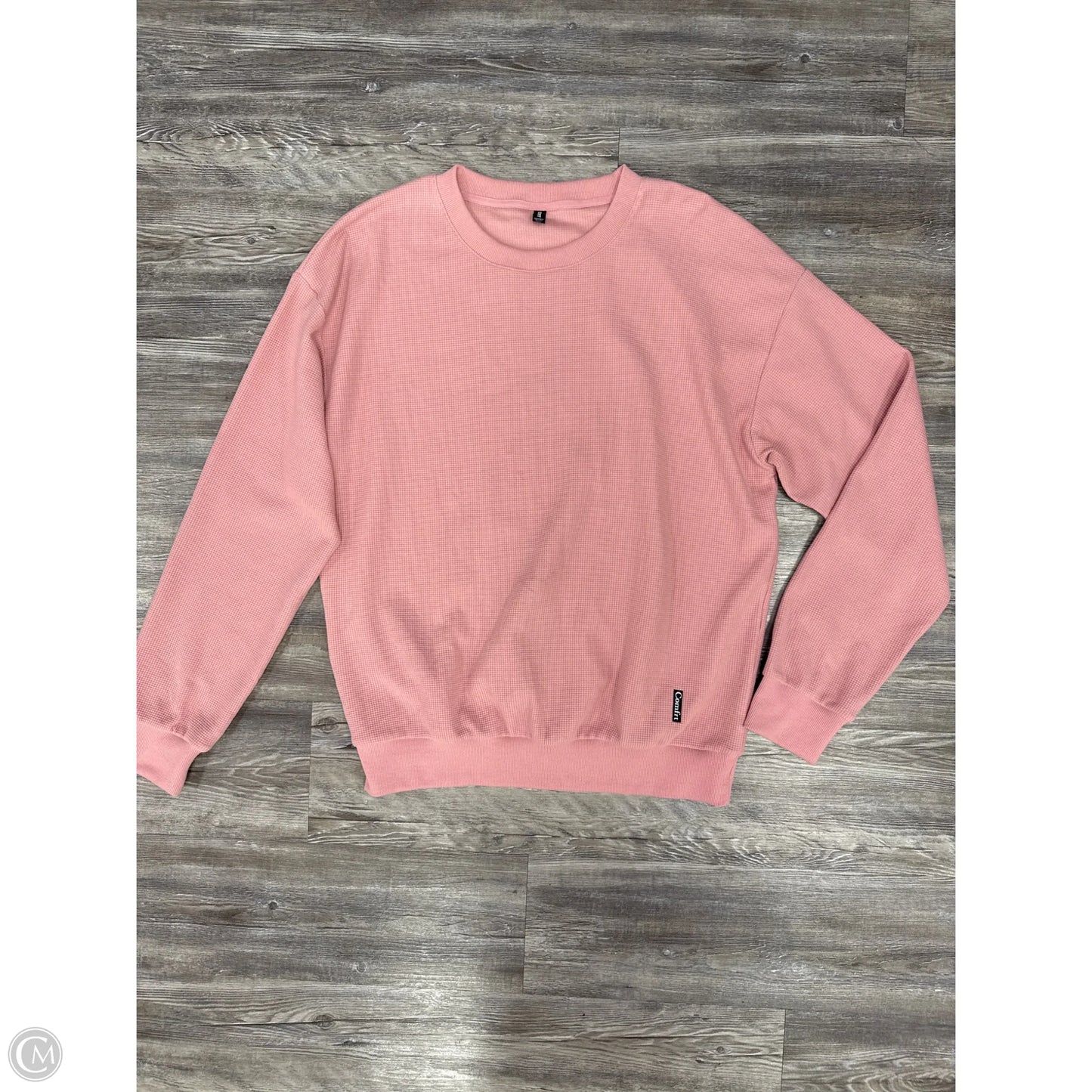 Athletic Sweatshirt Crewneck By Clothes Mentor In Pink, Size: L