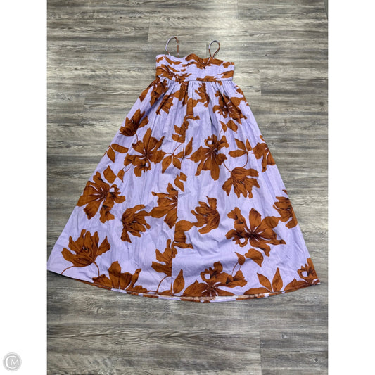 Dress Casual Maxi By Asos In Brown & Purple, Size: 10