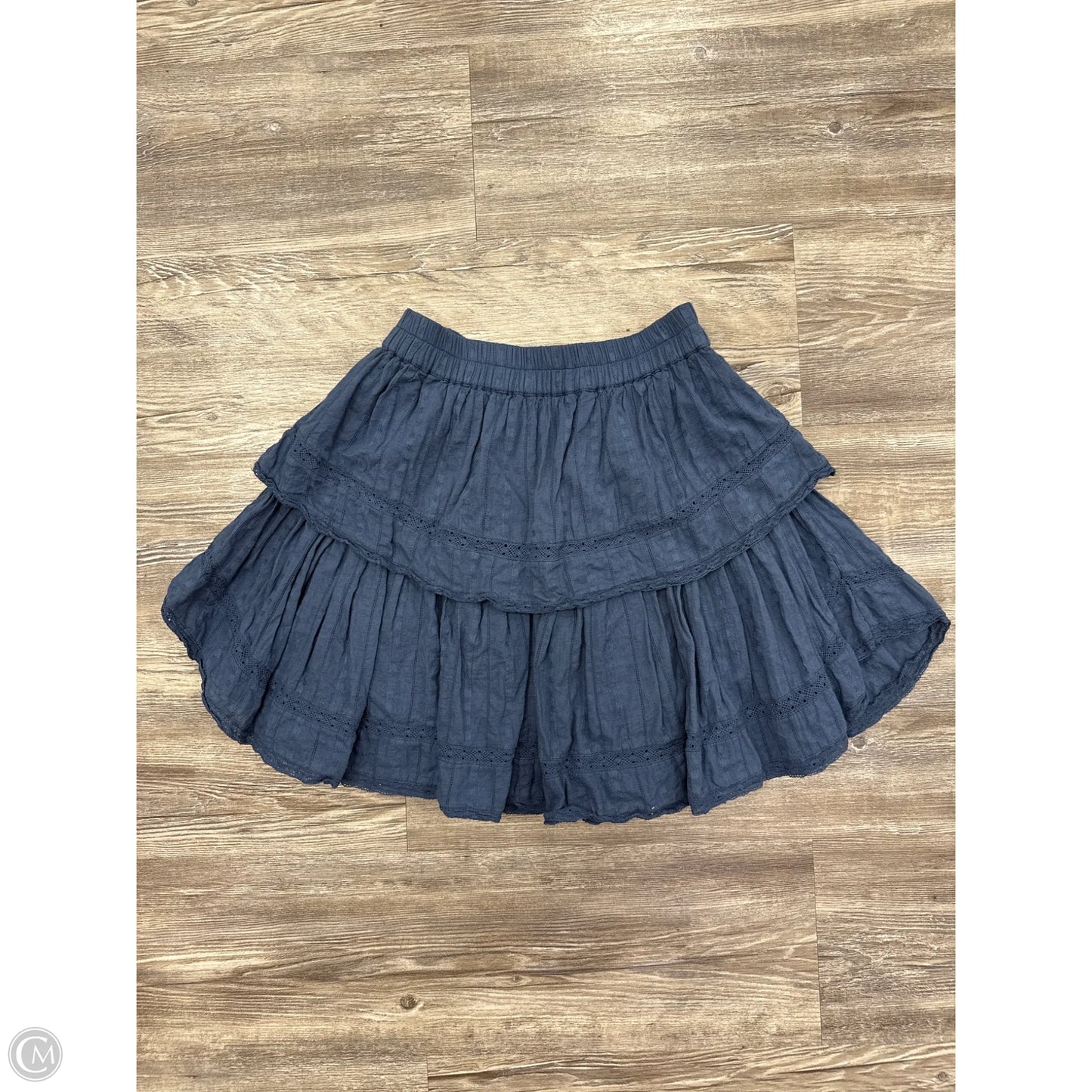 Skirt Mini & Short By Cmb In Blue, Size: Xs