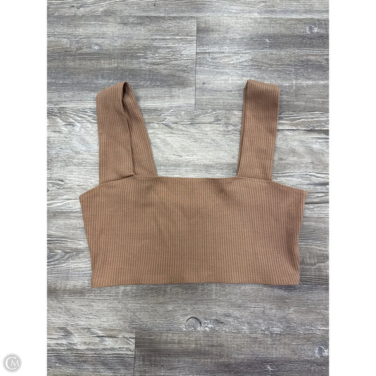 Top Sleeveless By Reformation In Brown, Size: M