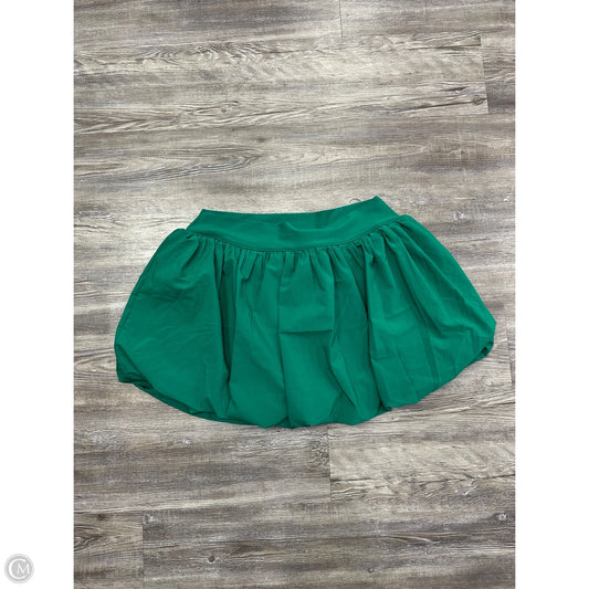 Athletic Skort By Ypb In Green, Size: L