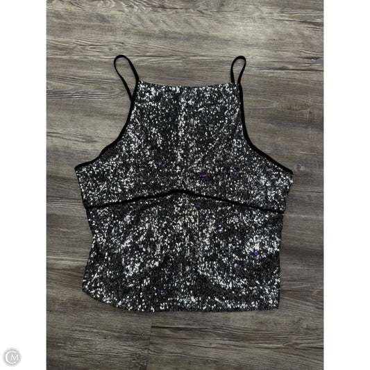 Top Sleeveless By Free People In Silver, Size: L