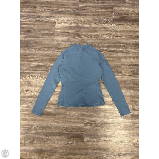 Athletic Top Long Sleeve Crewneck By Lululemon In Blue, Size: 6