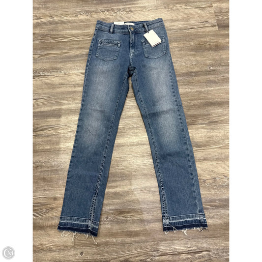 Jeans Straight By Anine Bing In Blue Denim, Size: 8