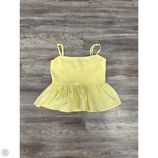 Top Sleeveless By Blue Blush In Yellow, Size: S