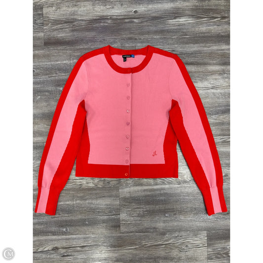 Top Long Sleeve By Cmc In Pink & Red, Size: M