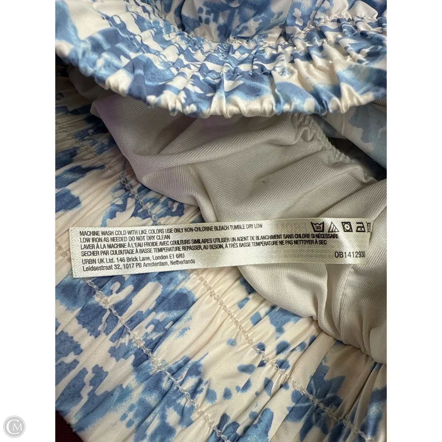 Athletic Shorts By Free People In Blue & Cream, Size: S