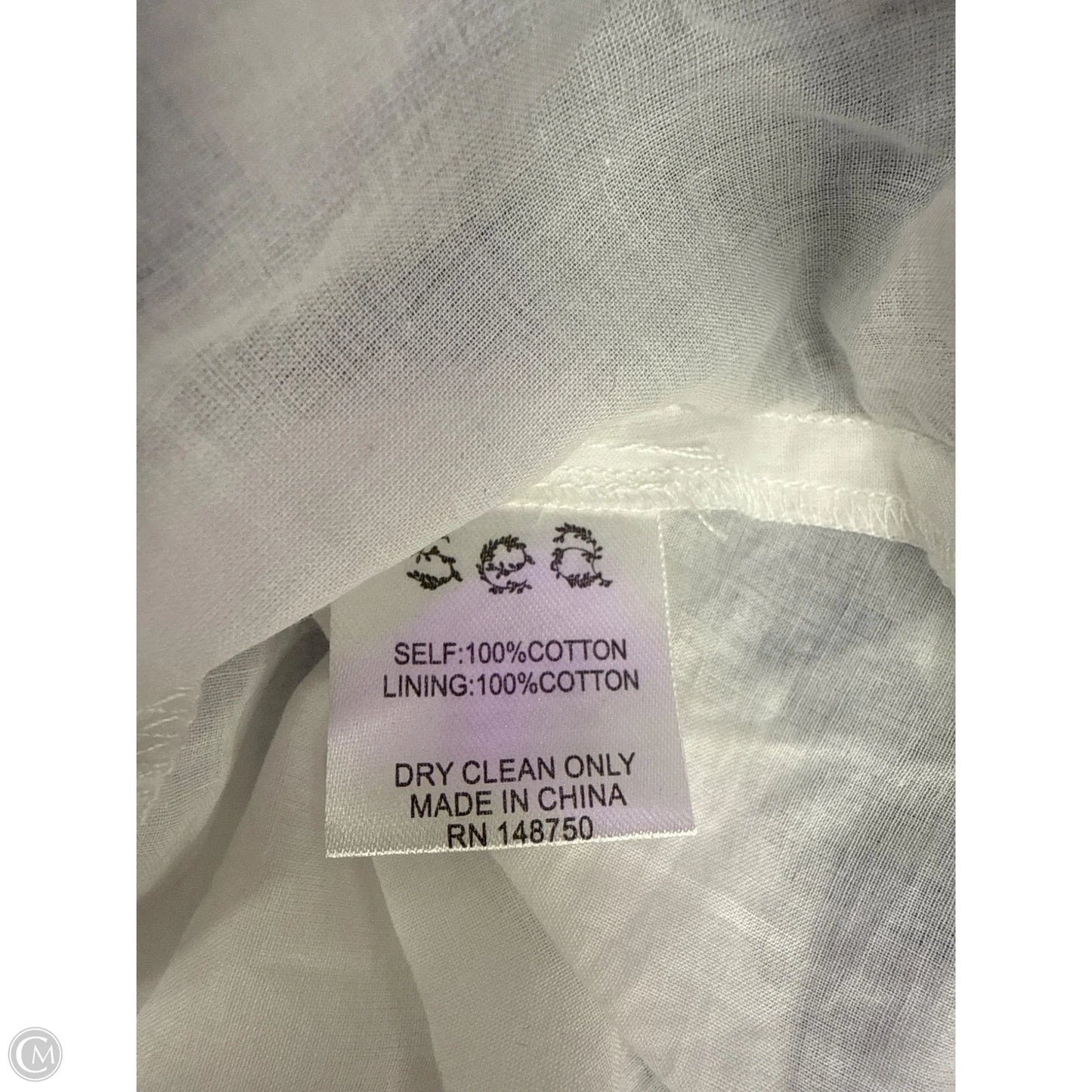 Dress Casual Midi By Sea In Blue & White, Size: Xl