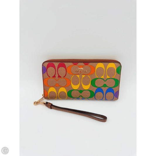 Wristlet Designer By Coach, Size: Medium