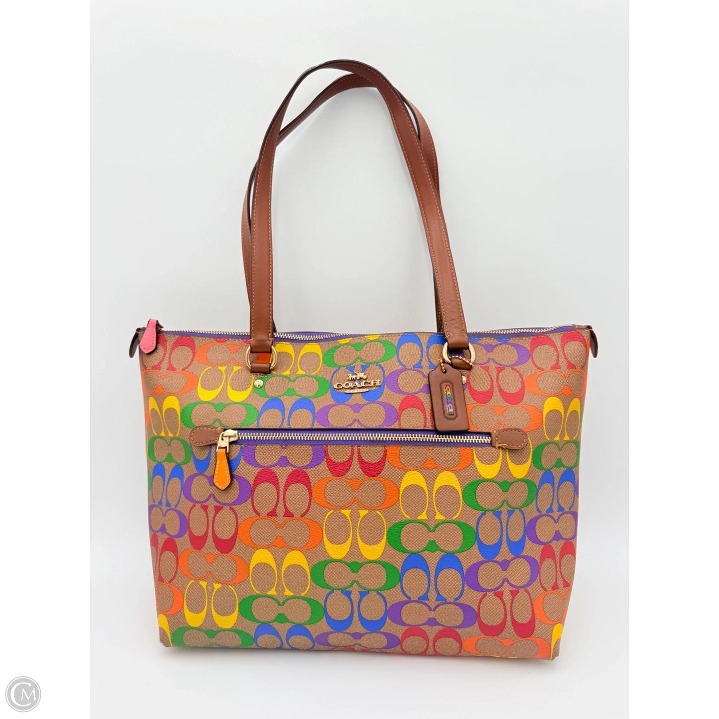 Handbag Designer By Coach, Size: Large