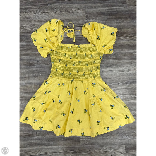 Dress Casual Short By Anthropologie In Yellow, Size: M
