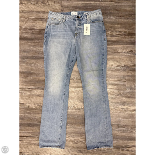 Jeans Boot Cut By Frame In Blue Denim, Size: 12
