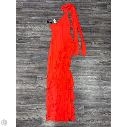 Dress Party Midi By Afrm In Orange, Size: Xs