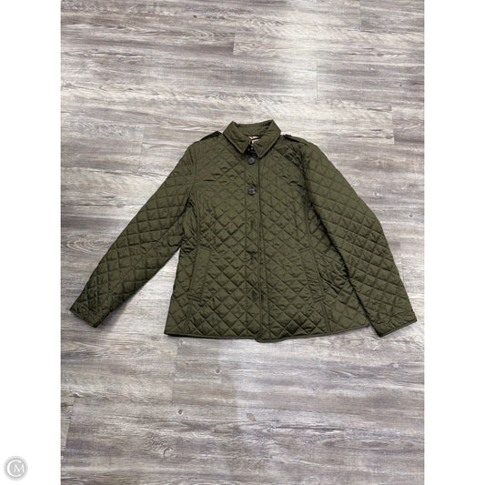 Jacket Luxury Designer By Burberry In Green, Size: Xl