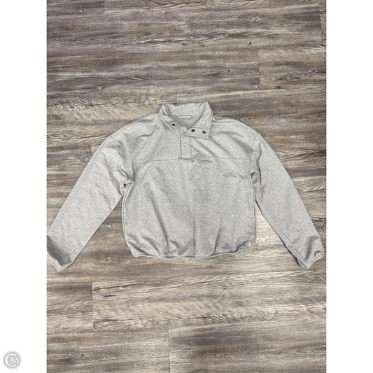 Athletic Sweatshirt Collar By Vuori In Grey, Size: M