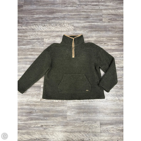 Sweatshirt Collar By Barbour In Green, Size: M