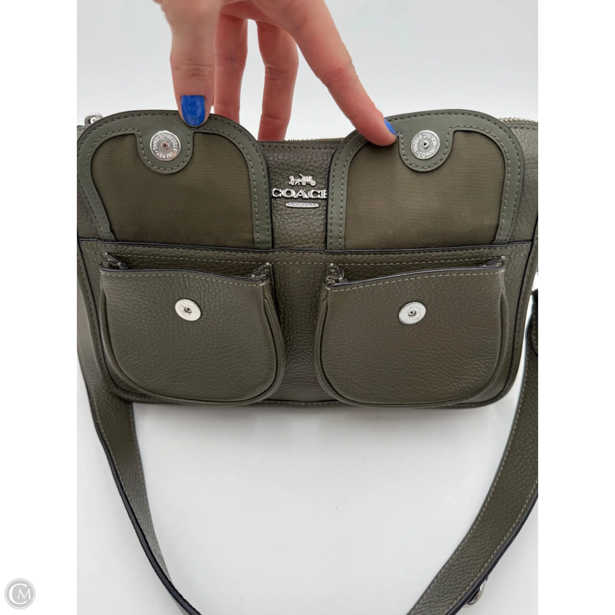 Handbag Designer By Coach, Size: Medium