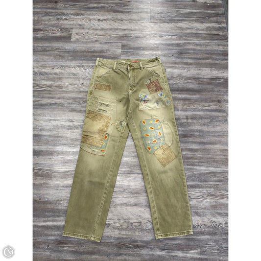 Jeans Straight By Pilcro In Green, Size: 6