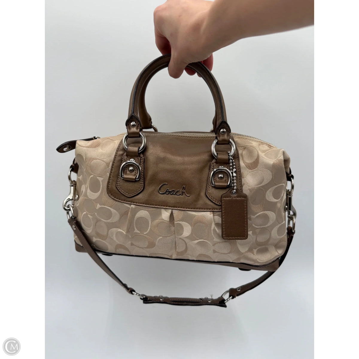 Handbag Designer By Coach, Size: Medium