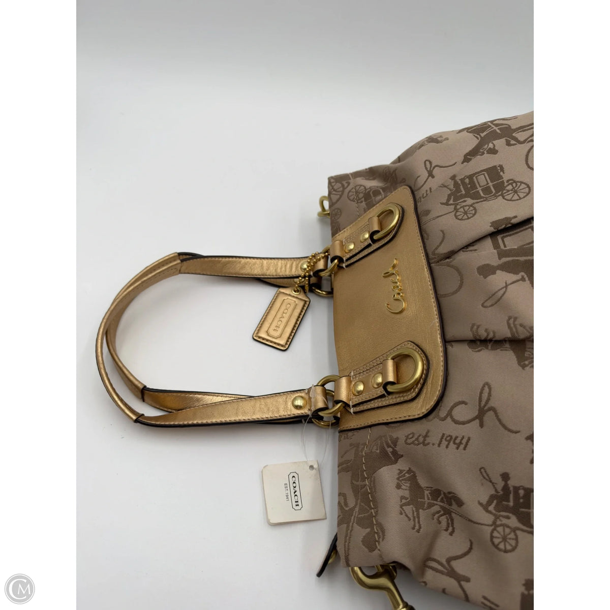 Handbag Designer By Coach, Size: Medium