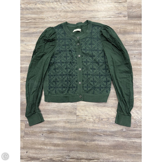 Cardigan By Anthropologie In Green, Size: L