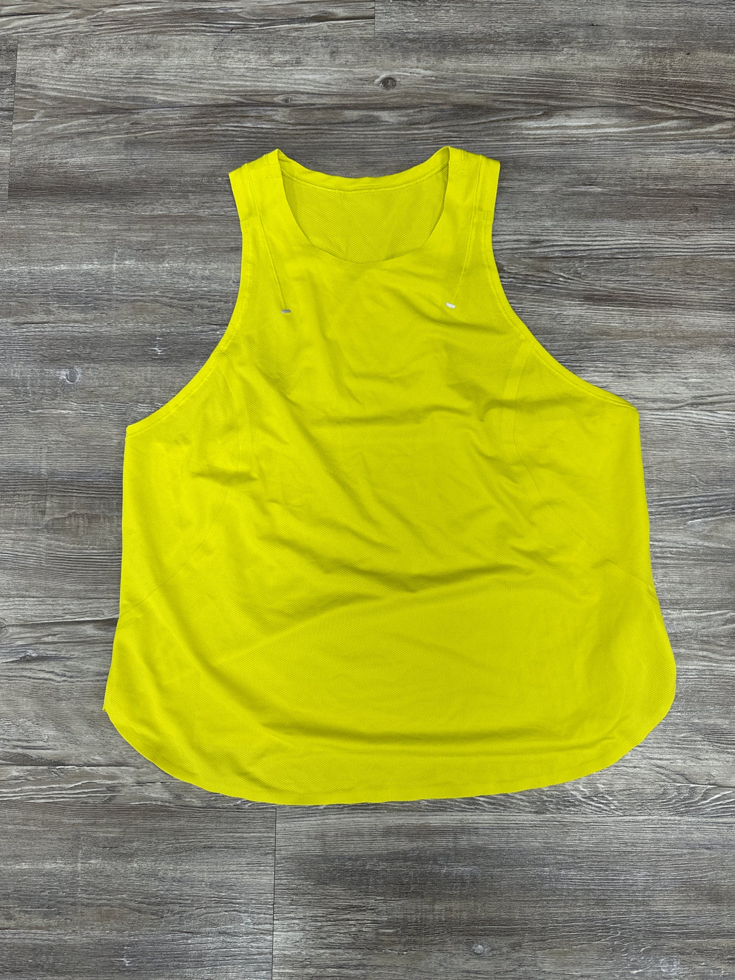 Athletic Tank Top By Lululemon In Chartreuse, Size: M