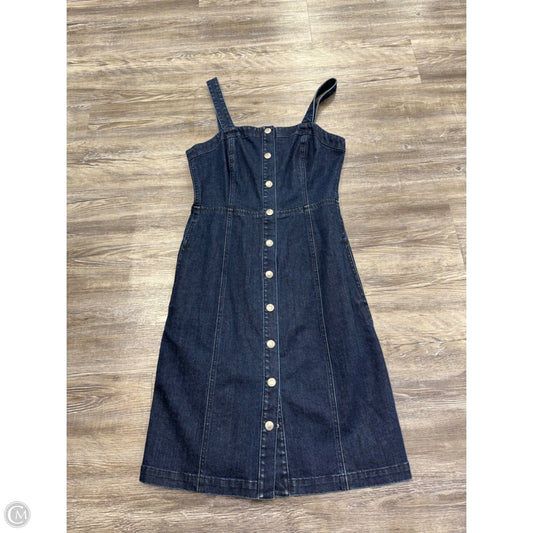 Dress Casual Short By Adriano Goldschmied In Blue Denim, Size: M