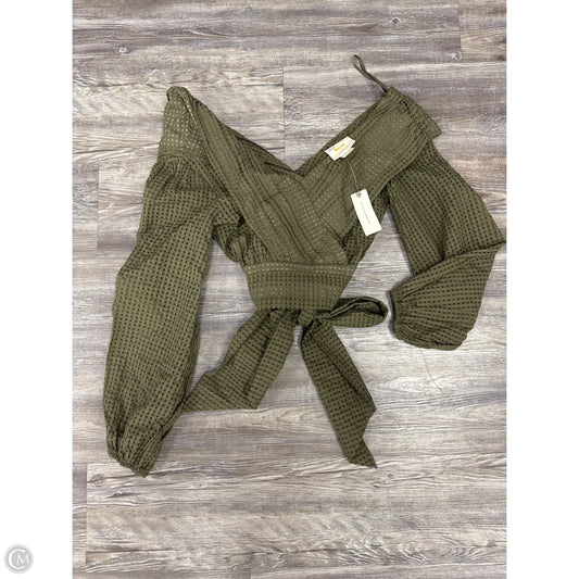 Top Long Sleeve By Maeve In Green, Size: 00