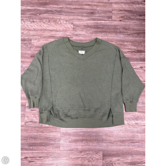 Sweater By American Eagle In Green, Size: Xl