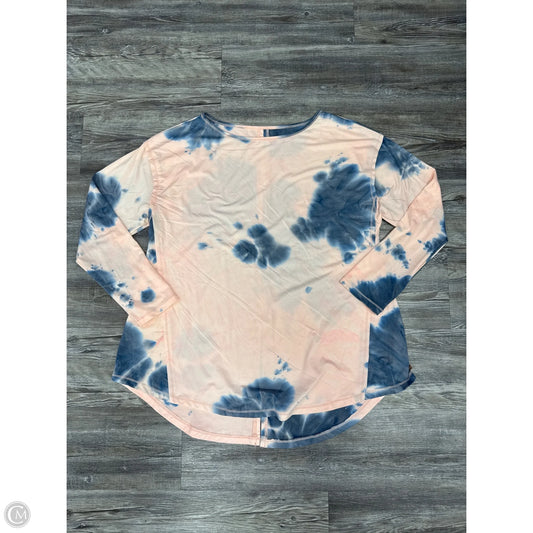Athletic Top Long Sleeve Collar By Livi Active In Pink, Size: L