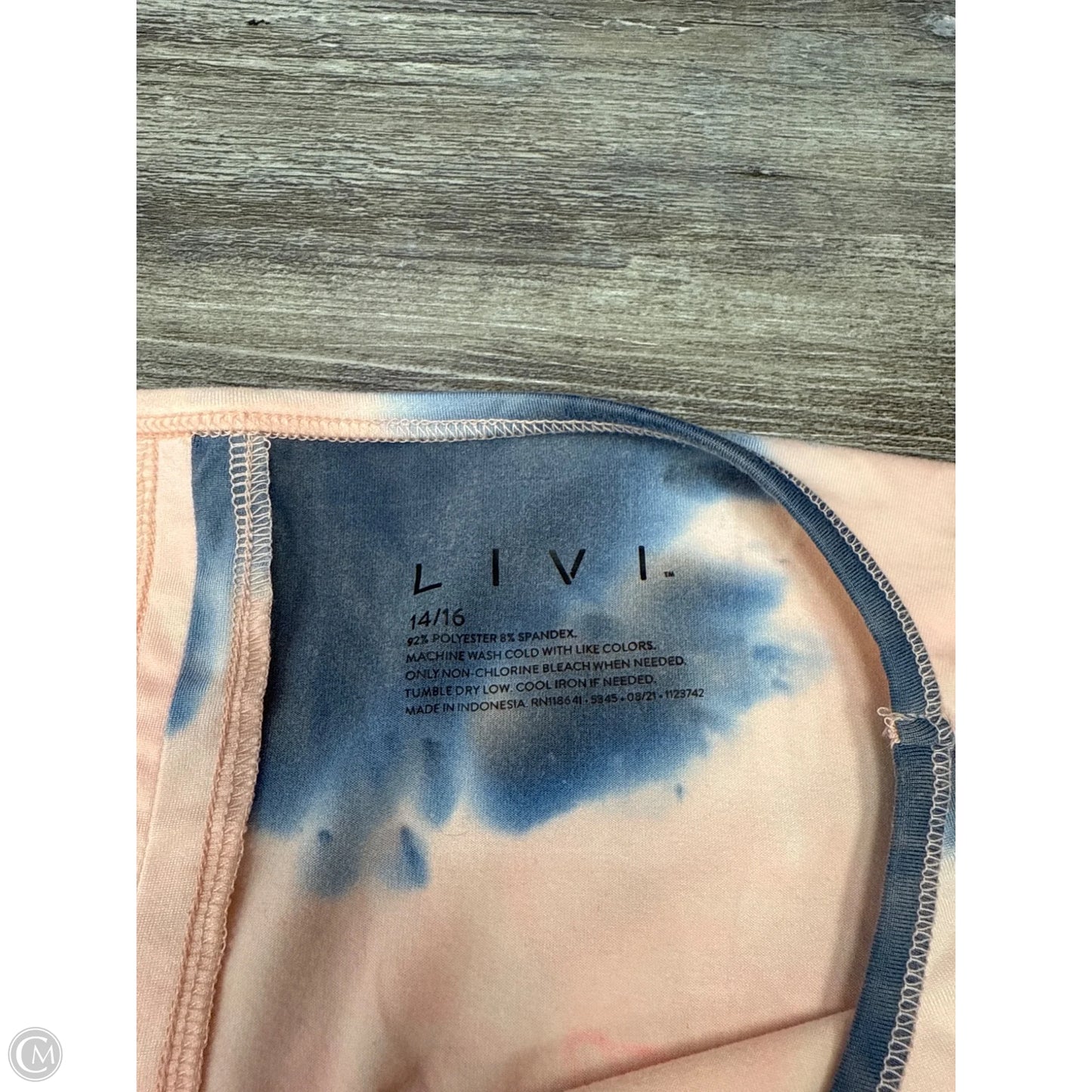 Athletic Top Long Sleeve Collar By Livi Active In Pink, Size: L