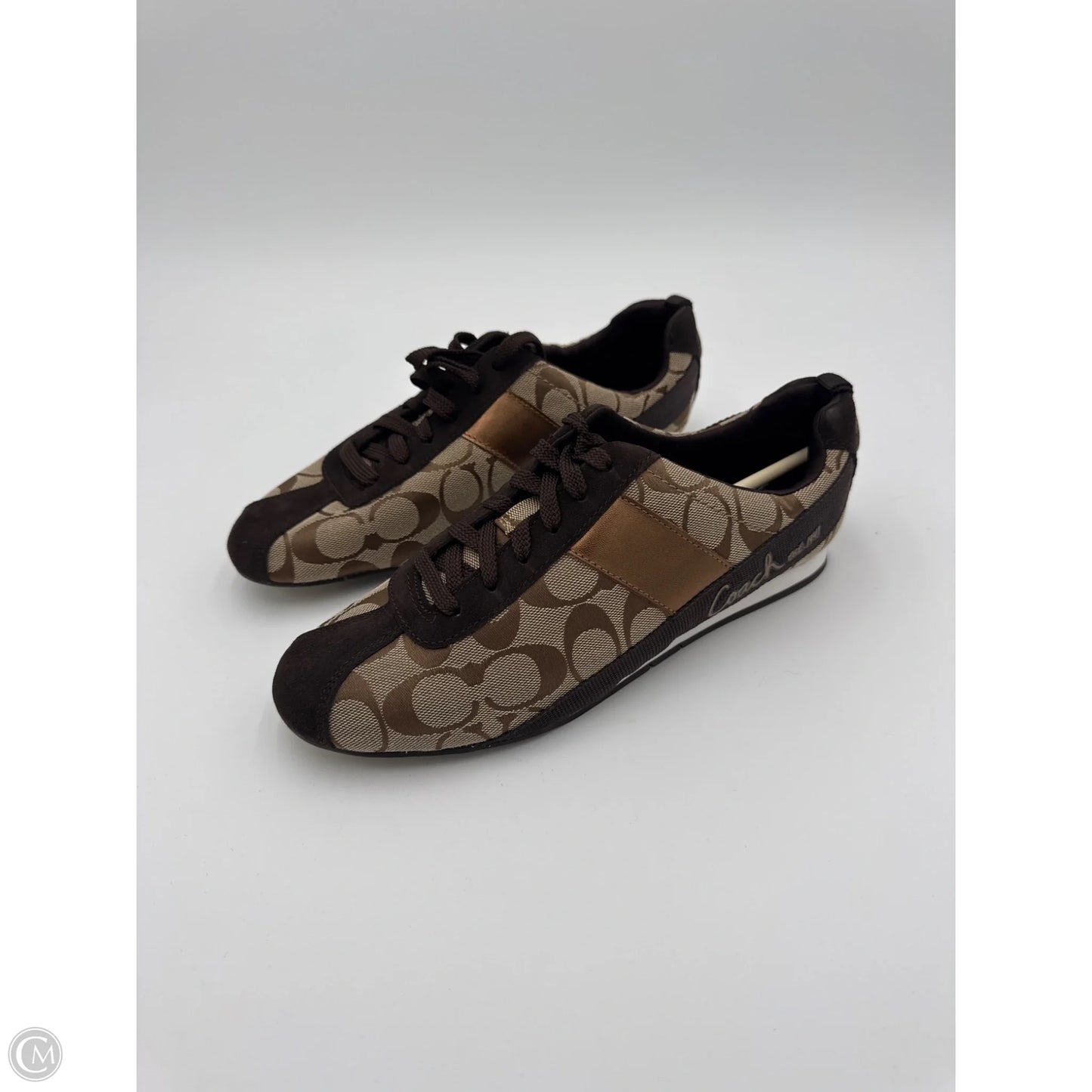 Shoes Designer By Coach In Brown, Size: 8.5