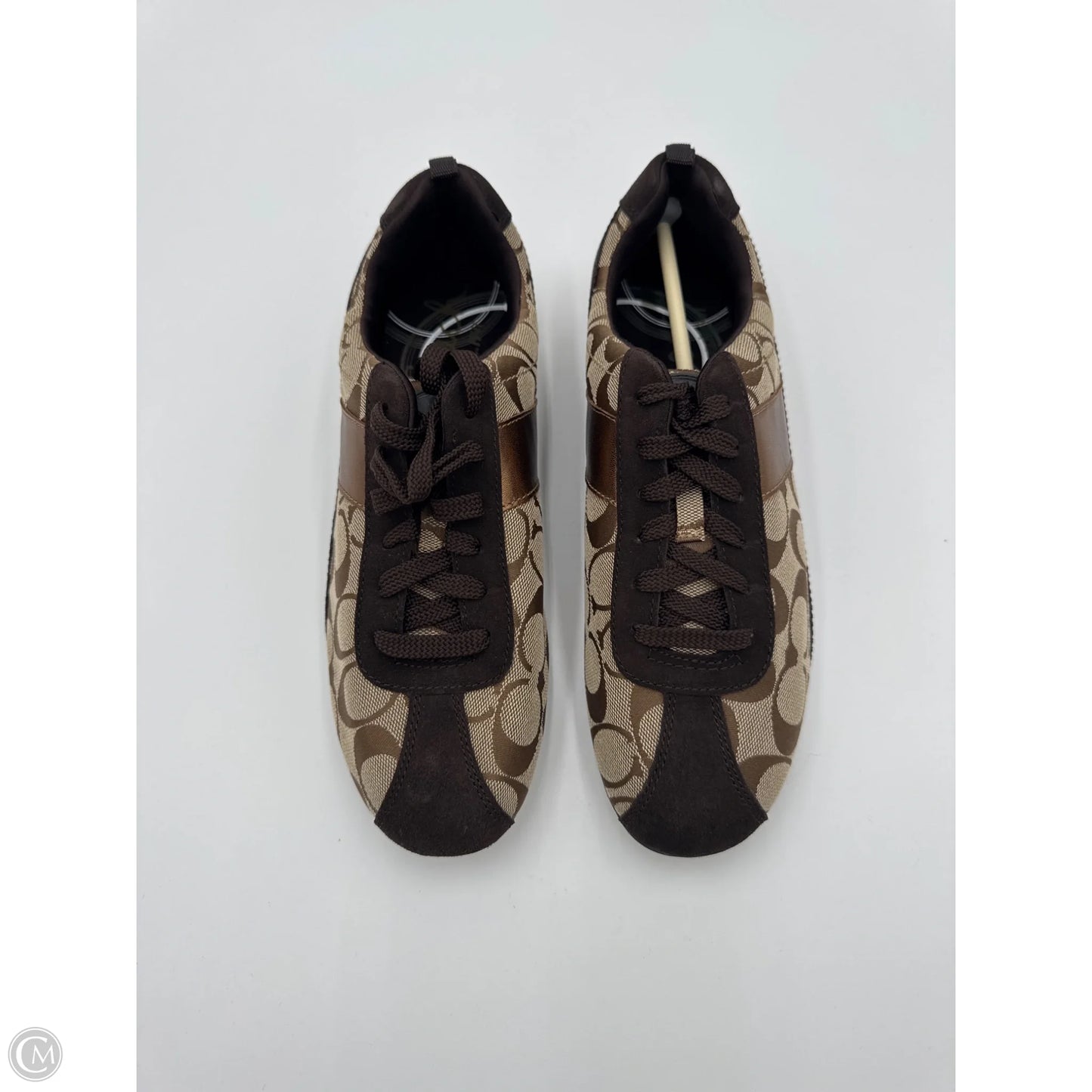 Shoes Designer By Coach In Brown, Size: 8.5