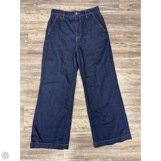 Jeans Wide Leg By Loft In Blue Denim, Size: 6