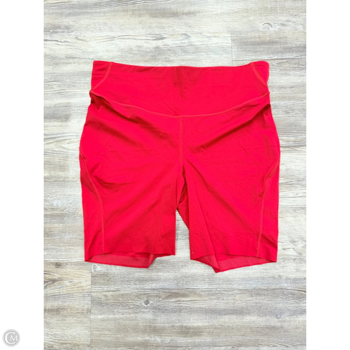 Athletic Shorts By Lululemon In Red, Size: 14