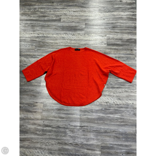Sweater Cashmere By Claudia Nichole In Orange, Size: M