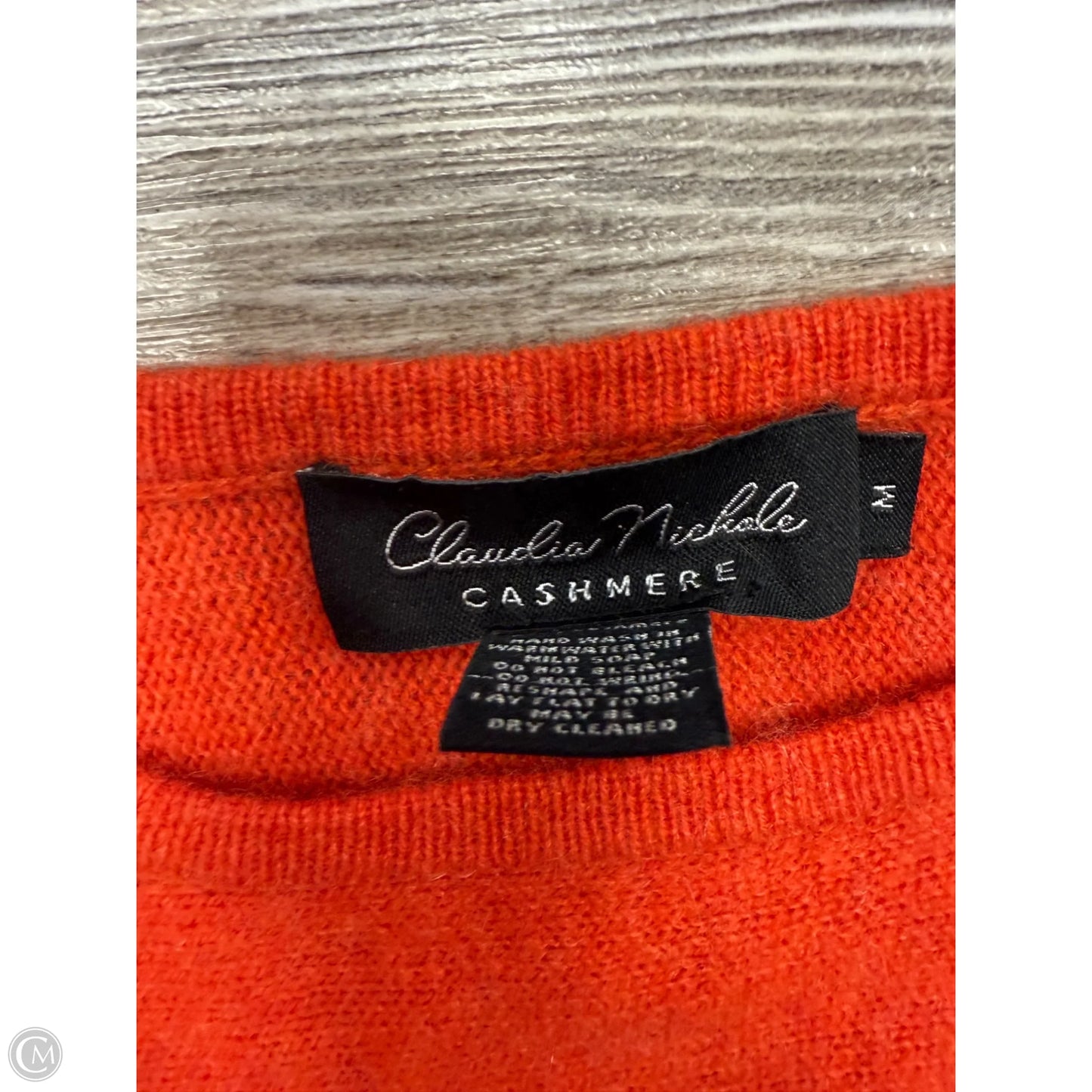 Sweater Cashmere By Claudia Nichole In Orange, Size: M