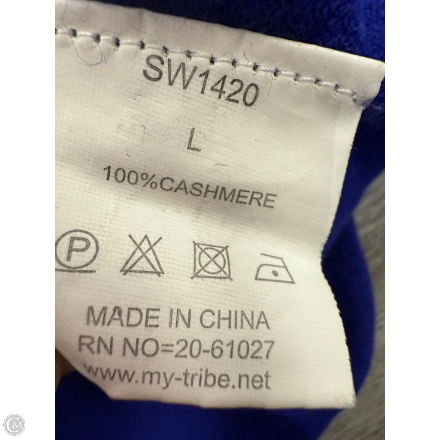 Sweater Cashmere By My Tribe In Purple, Size: L