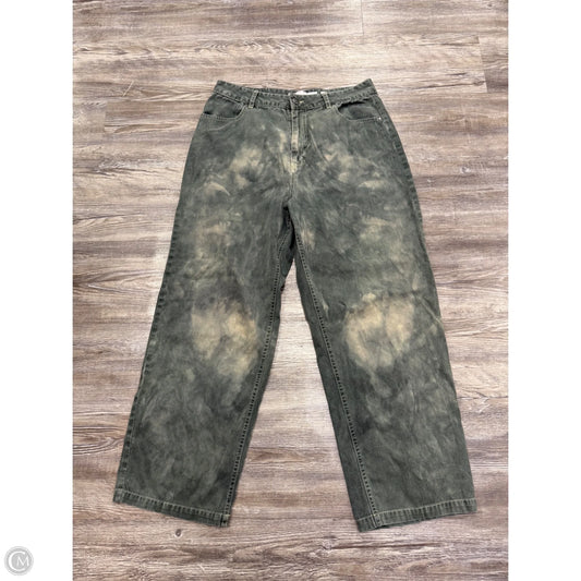 Jeans Wide Leg By Afends In Green, Size: 10