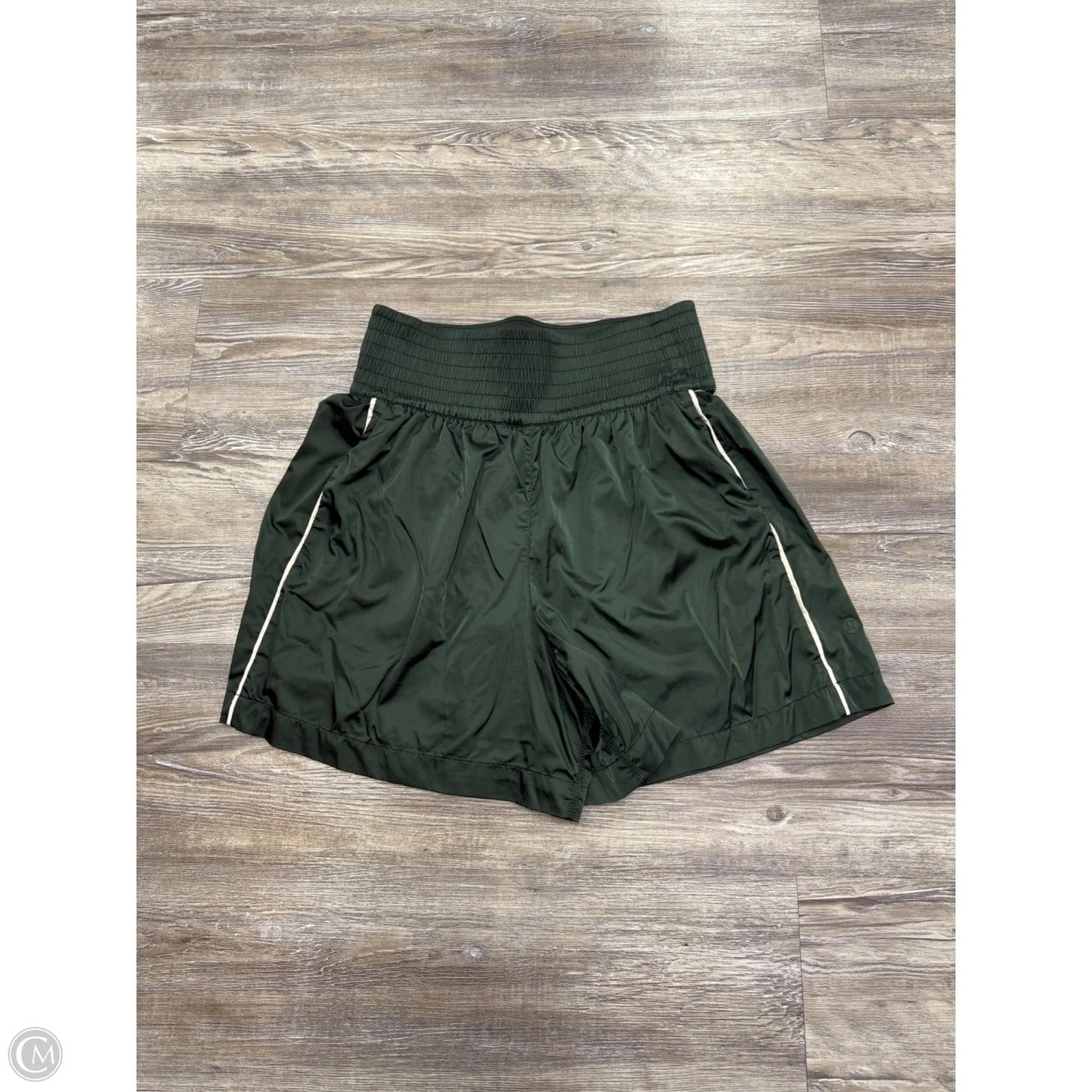 Athletic Shorts By Lululemon In Green, Size: S